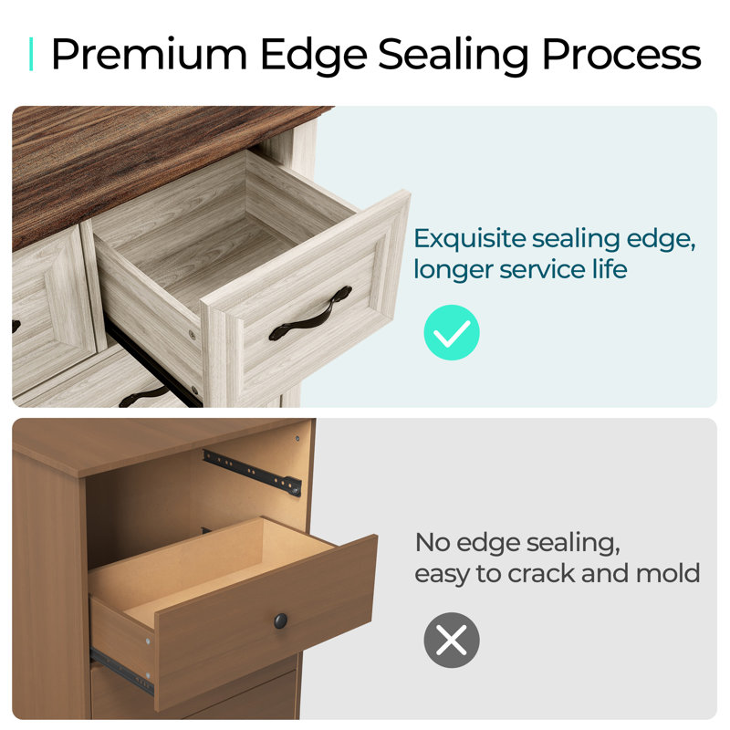 Lark Manor Aneeza 7 Drawer Dresser & Reviews Wayfair